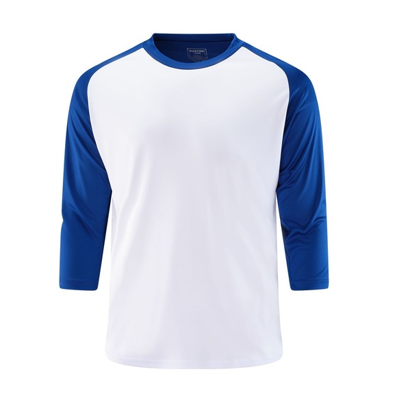 Easton Other - Easton Youth DRI-Gear 3/4 Sleeve Baseball Shirt, Wthie/Navy- L
